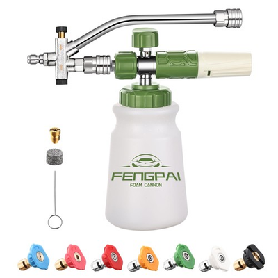#ad Pressure Washer Foam Cannon with Dual Connector Accessory amp; 7 Power Washer Sp... $32.99