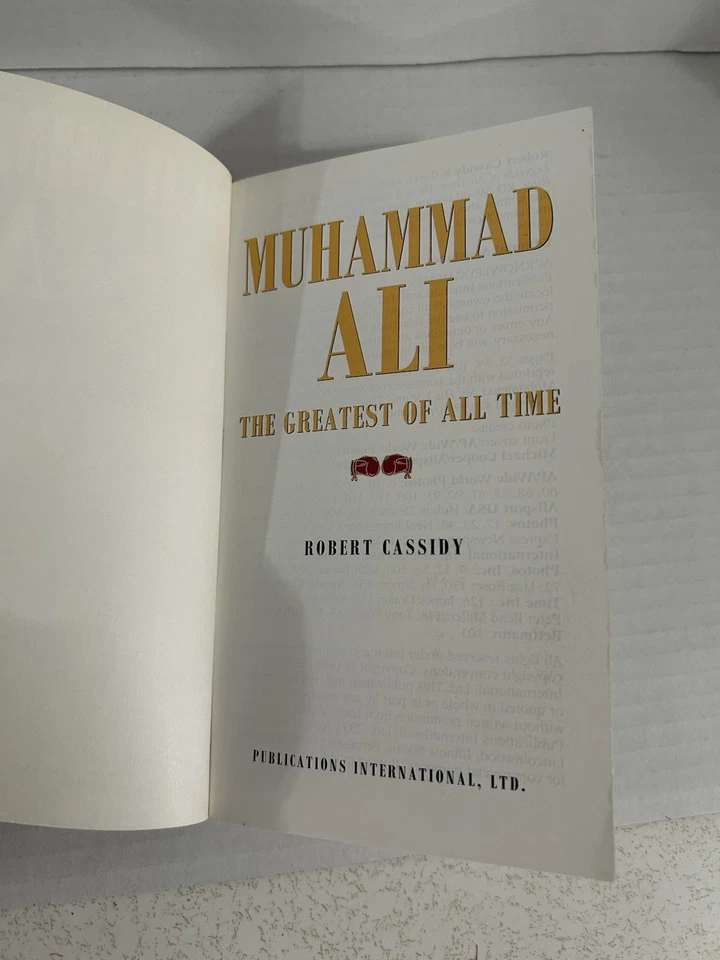 MUHAMMAD ALI THE GREATEST OF ALL TIME BY ROBERT CASSIDY PAPERBACK 1999 COLOR - Image 2 of 4