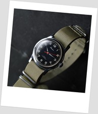 Stowa Rare Montre Militaire Vintage Armée Française Très Bon État 33 Mm 1950