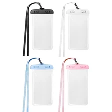 2 Pcs* Cell Phone Waterproof Pouch Diving, Taking Photos Rafting By The Seaside