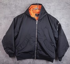 NIKE AIR JORDAN Renegade Flight Therma-FIT Hooded Jacket HV0540-010 Men s Sz XL