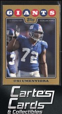 Osi Umenyiora 2008 Topps #207 Gold New York Giants 1802/2008