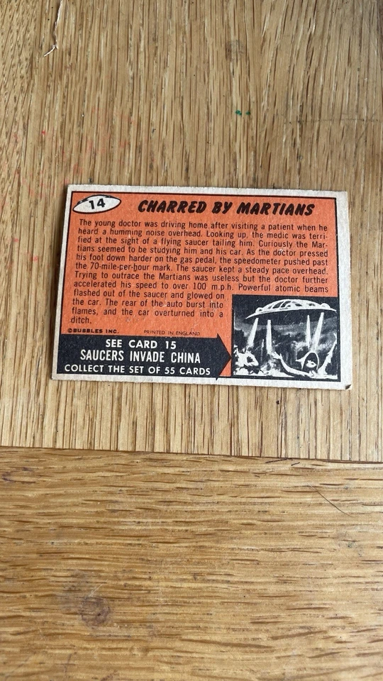 Mars Attack Card #14 1962 - Image 4 of 4