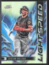 2025 Topps Cosmic Chrome Jackson Holliday Light Speed Baltimore Orioles
