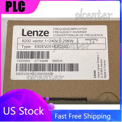 Lenze E82EV251_2C200 Frequency Inverter 8200 Vector E82EV251K2C200 US Seller NEW