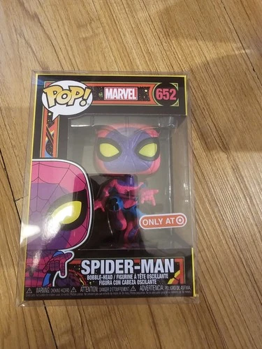 Funko Pop Marvel Spider-Man 652 Target Exclusive Bobble Head Protector
