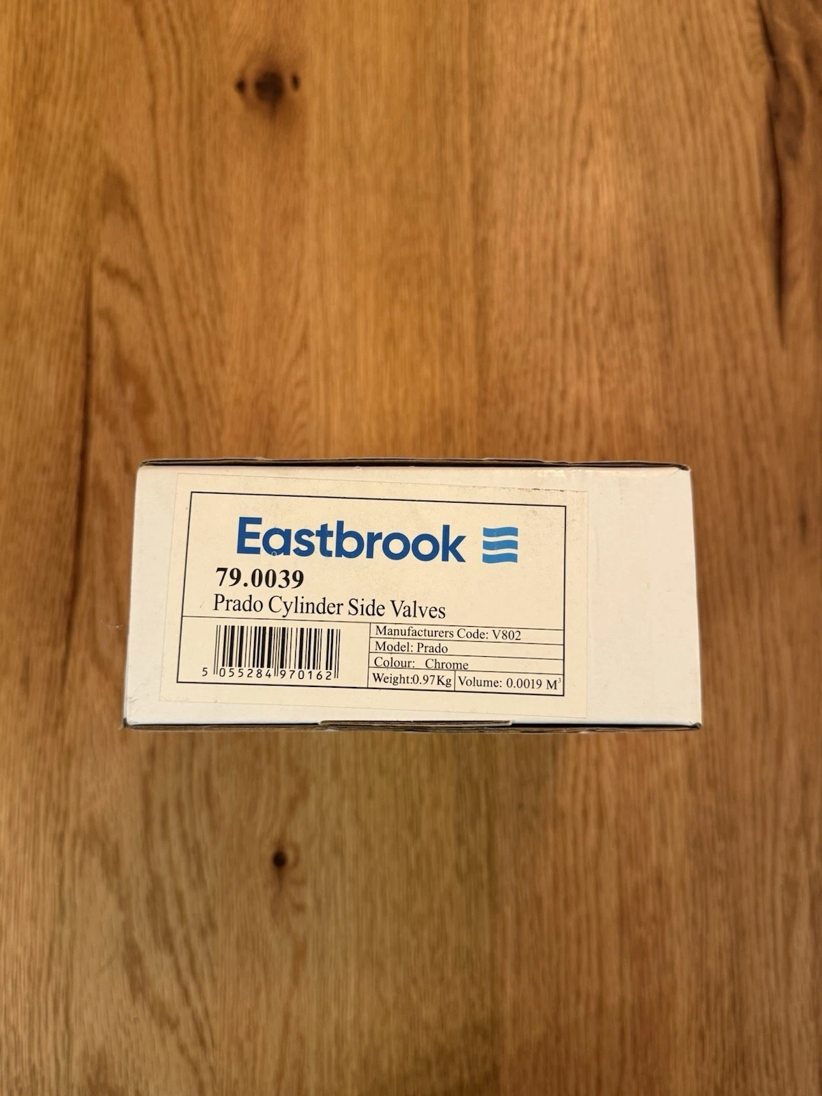 Eastbrook Prado Cylinder Side Valves 79.0039 Chrome - Brand New Boxed 3