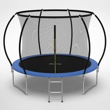 GALACTICA Trampoline 6FT 8FT 10FT 12FT 14FT Kids Enclosure W/ Safety Net Ladder