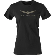 Factory Effex Honda Goldwing Bold Women's T-Shirt - Black - XL 25-87856