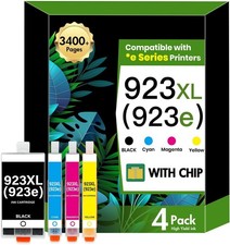 923XL 923e 923 8130e Ink Cartridges Combo Pack: Replacement for 923 Ink     