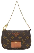 Louis Vuitton M60417 Mini Pochette Accessory Soir Monogram from Japan USED