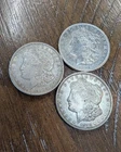 Lot of 3  $1 Morgan Silver Dollars 90% Silver Gorgeous
