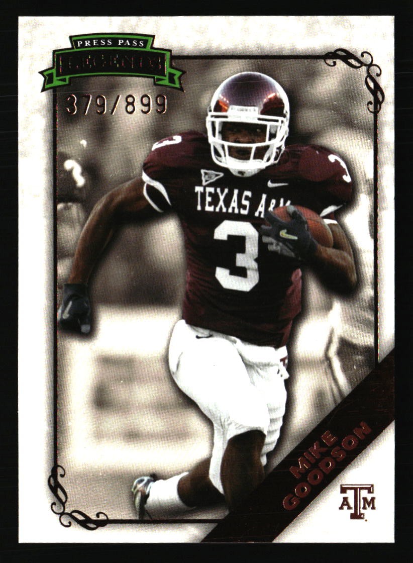 Mike Goodson Press Pass Legends #47 Base