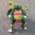Vtg 1991 TMNT Shell Slammin' Mike 100% COMPLETE w/ snake cape and belt!