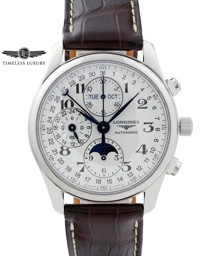 NEW Men's Longines Master Collection L2.673.4.78.3 Silver Dial 40mm Box & Card