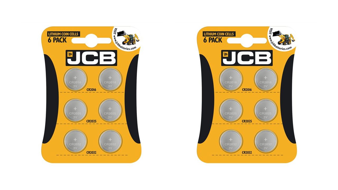 12 X JCB CR2032 CR2025 CR2016 3V Lithium Button Coin Cell Battery