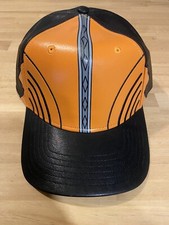 Chainsaw Man Pochita Faux Leather Adjustable Snapback Hat Cap Adult OSFM