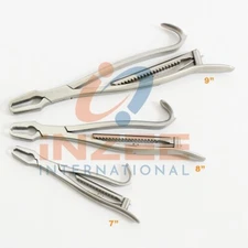 KERN Bone Holding Forceps 7/8/9 Inch Set Of 3 with Ratchet - Orthopedic Surgical