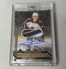 2020-21 Black Diamond Futures Bowen Byram Rookie Patch Auto /25 (READ DESC)