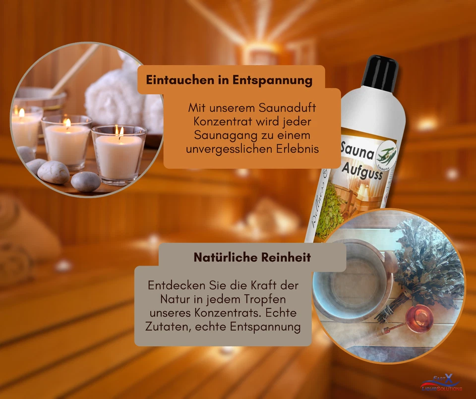 Saunaaufguss Konzentrat / Saunaduft Konzentrat freie Duftwahl aus 60 Top-Aromen - Bild 2 von 4