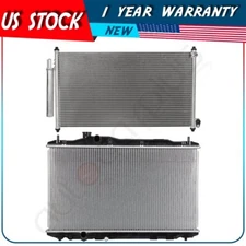 Radiator and AC Condenser Assembly For 2012 2013 2014 2015 Honda Civic