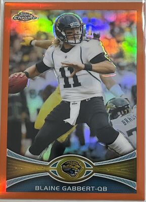 Blaine Gabbert Jacksonville Jaguars 2012 Topps Chrome Orange Refractor #55