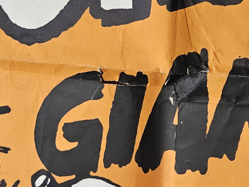 Vintage Dr. Silkinis Show Poster Horror Halloween Frankenstein Monster