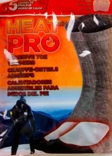 Heat PRO Adhesive Toe Warmers, Up to 5 Hours of Heat, Air-Activated Safe Natural