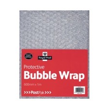 Postpak Protective Bubble Wrap Flat Sheet 600mm x 1m
