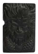 Case Only Natural Ebony Black Wood Monkey King Lighter Box For Zippo Insert Kit