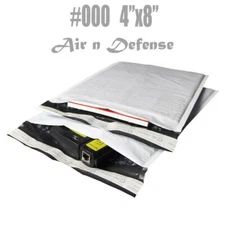2000 #000 4x8 Poly Bubble Padded Envelopes Mailers Shipping Bags AirnDefense