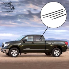 Set Window Moulding Weatherstrip Seal Belt For Toyota Tundra 2007-20 Double Cab