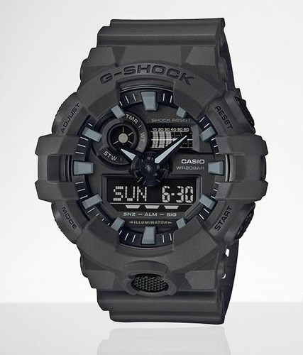 New Casio G-Shock GA700UC-8 Super Illuminator Ana-Digital 3D Matte Grey Watch - 第 1/1 張圖片