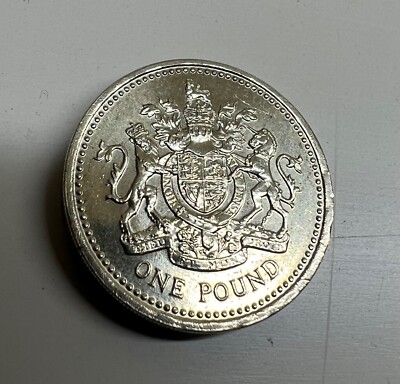 コレクション old coin of queen elizabeth II Rare 1983 UK Queen Elizabeth II One Pound coin Upside down