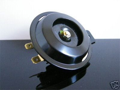 Mini-Hupe schwarz Small Horn black Klaxon petit noir clacson nero 12V 4A Ø70mm