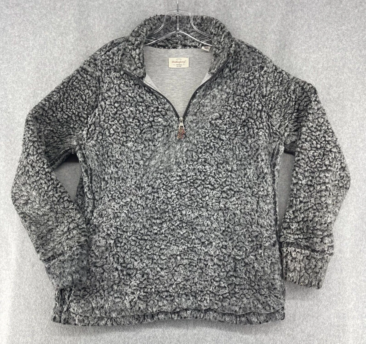 Sherpa pullover best sale gray