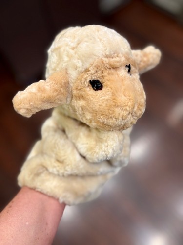 Gund Ewenice Lamb Sheep HAND PUPPET - 12" Plush Stuffed Animal z3