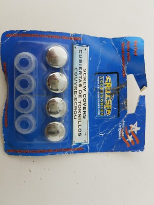 Cruiser Accessories License Plate Screw Cap Covers