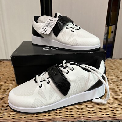 Nordcore CORE weightlifting Gym shoes White Black mens size 9.5 New Open Box