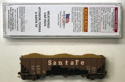 MTL Micro-Trains 10853120 Santa Fe ATSF 179672 FW desgastado de fábrica | Zustand: New