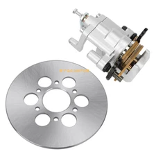 Rear Brake Caliper & Disc Rotor for Yamaha Rhino 450 660 YXR450 YXR660 2004-2009