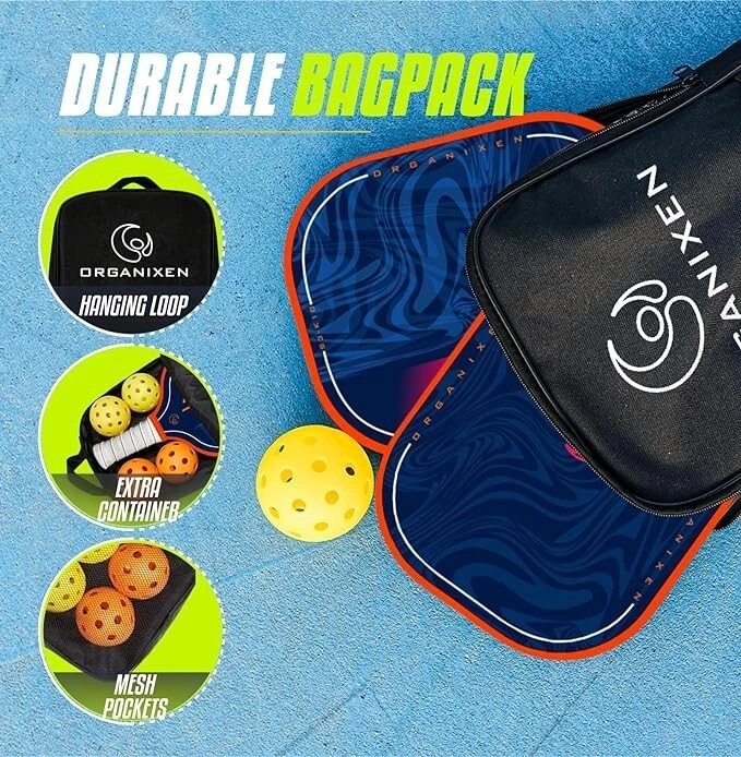 Pickleball Paddles Set of 2, USAPA Approved Fiberglass Pickleball Set, picklebal Pickleball Paddles Set of 2, USAPA Approved Fiberglass Pickleball Set, picklebal