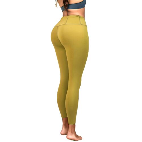9 Color Yoga Leggings Back Pocket for Women High Waist Soft Workout Yoga Pants - Picture 48 of 60