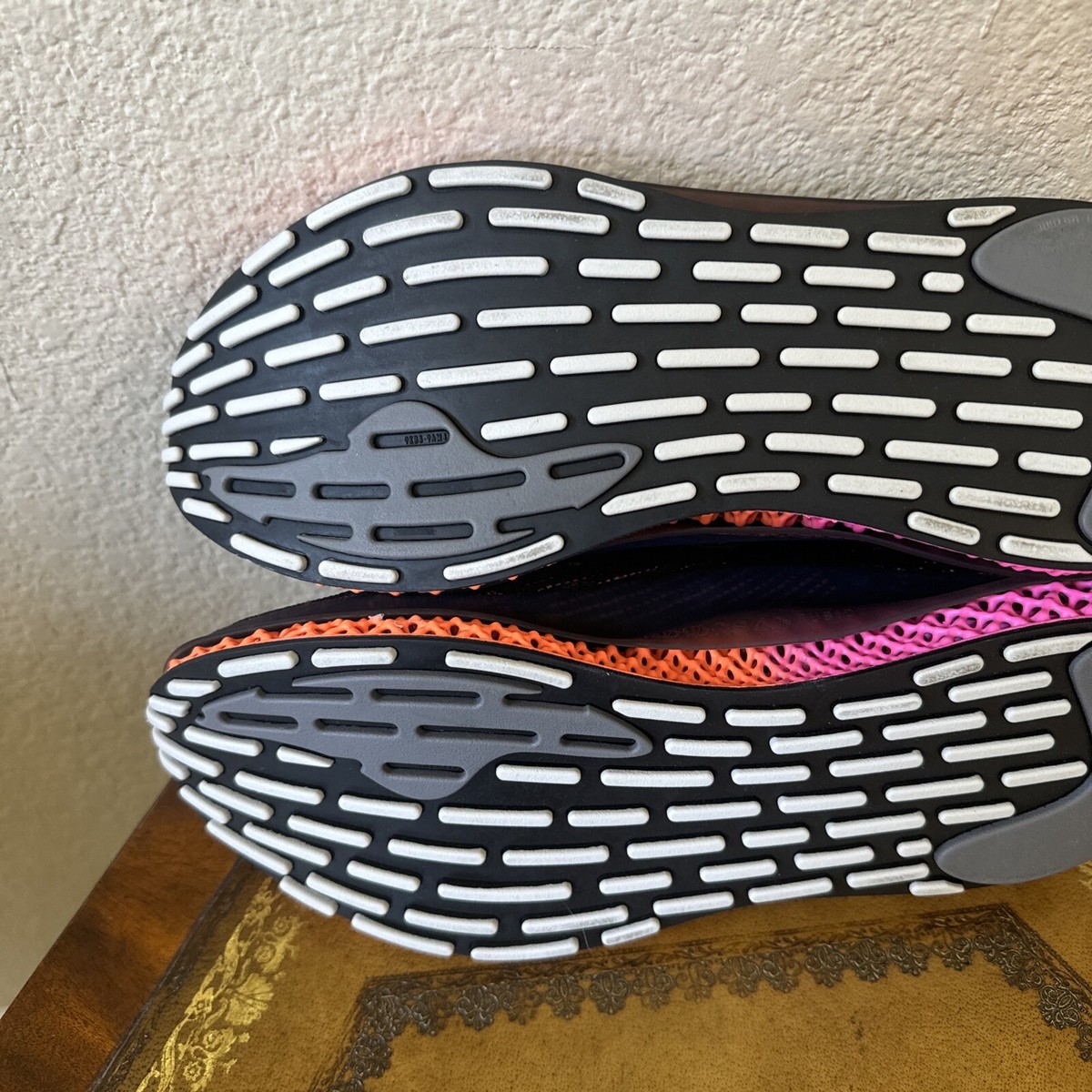 $200 Adidas 4D Fusion Primeknit Black Orange Pink FZ2414 Men\'s 6.5 & 8 ?‎ Adidas 4D Fusio Primeknit Black Grey Pink Orange FZ2414  main image 3