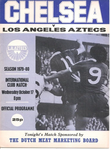 USA Soccer in Europe - CHELSEA FC 1979/80 v Los Angeles Aztecs - Friendly