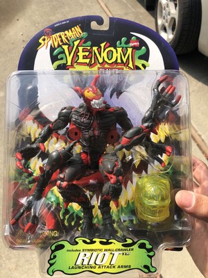 Red Riot Venom Planet Symbiotes Action Figure Spider-Man Marvel Toy Biz 1996 NEW 35112472452 | eBay