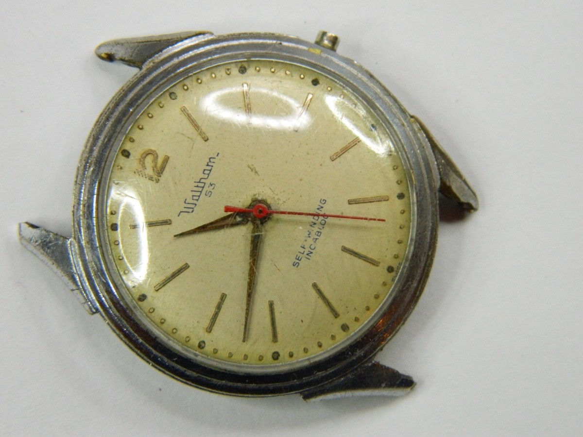 Rare Waltham‎ Mechanical 140 Caliber Swiss 1950\'s Mens Watch RARE VINTAGE 1950 main image 2