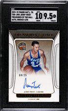 Jerry West 2021-22 National Treasures Treasures Of The Hall SGC 9.5/10 /25 Laker