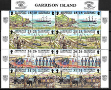 ALDERNEY - 1997 MNH "Garrison ISLAND - Prima serie" (COPPIA II) !!!
