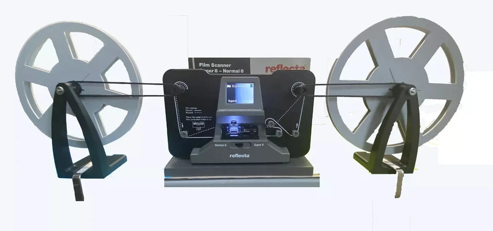 REFLECTA SUPER NORMAL 8 SCANNER MIETEN + Adapter große Rollen ( 25 cm Spulen ) - Bild 2 von 4